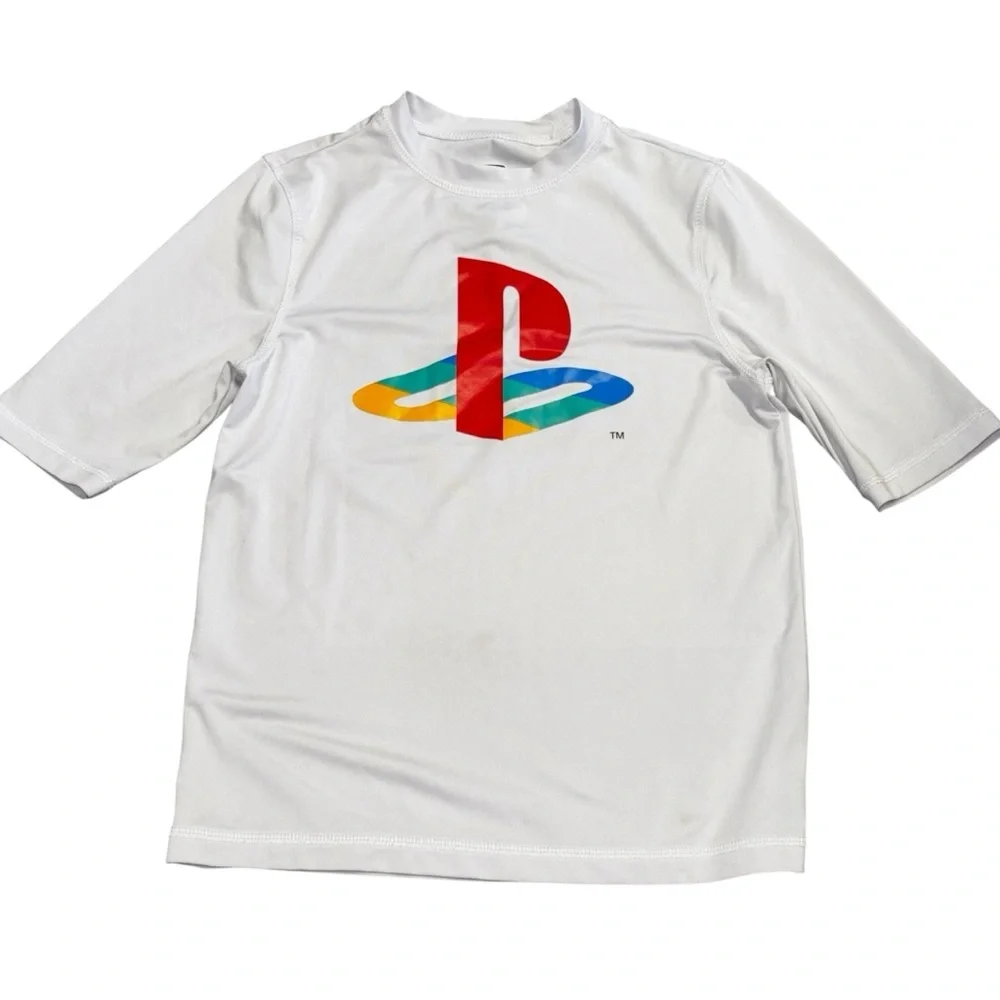 Sony PlayStation Swim Shirt RashGuard, sz 8